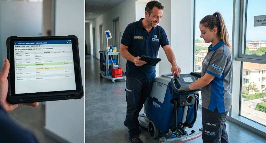 pianificazione turni impresa di pulizia software workforce management