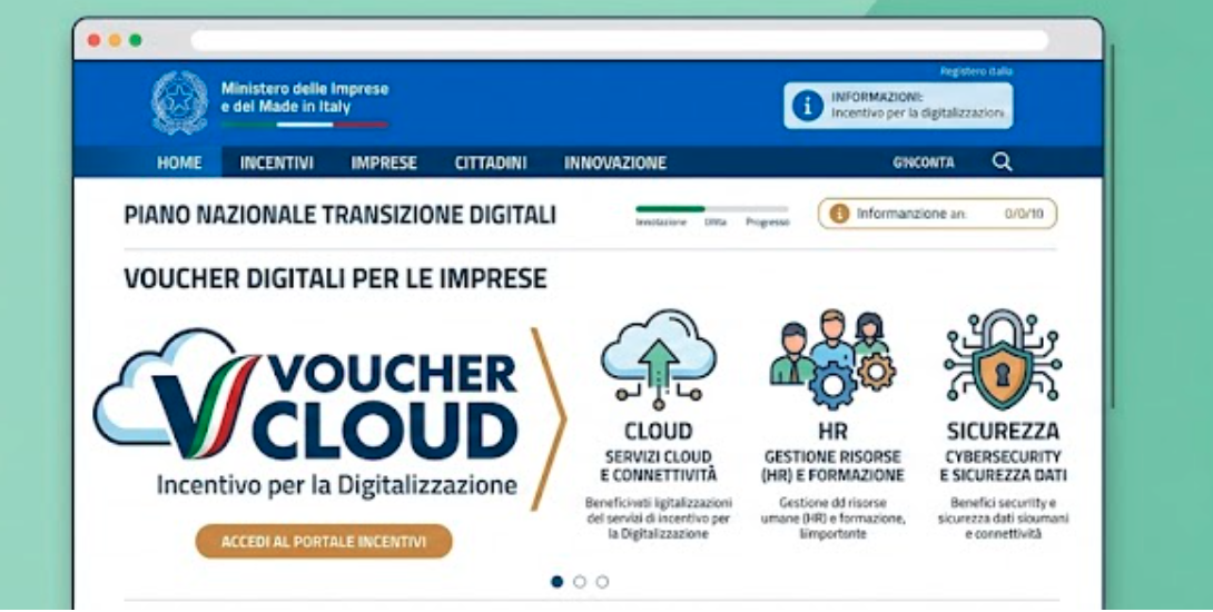 voucher cloud cybersecurity MIMIT 2026 software SaaS gestionale HR PMI
