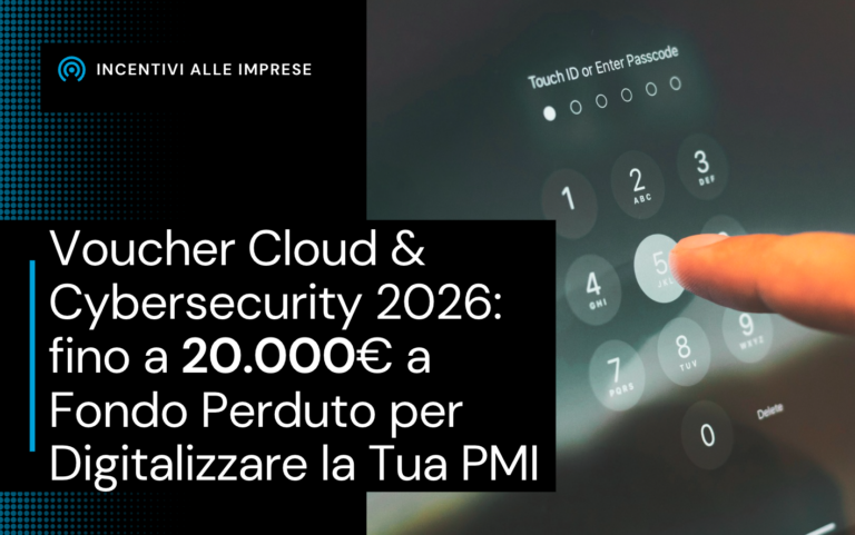 voucher cloud cybersecurity 2026 PMI MIMIT incentivo