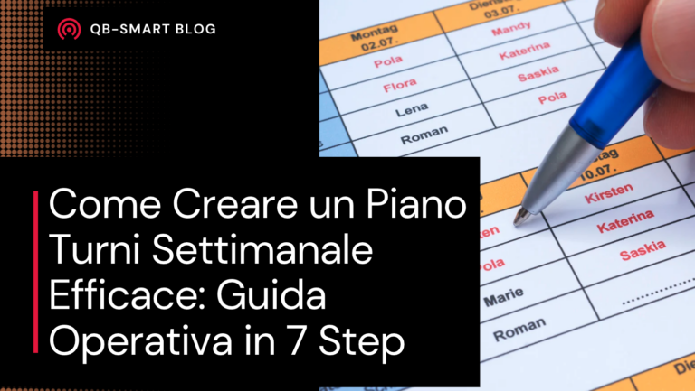 piano turni settimanale esempio template