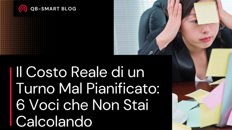 costo turno mal pianificato calcolo PMI