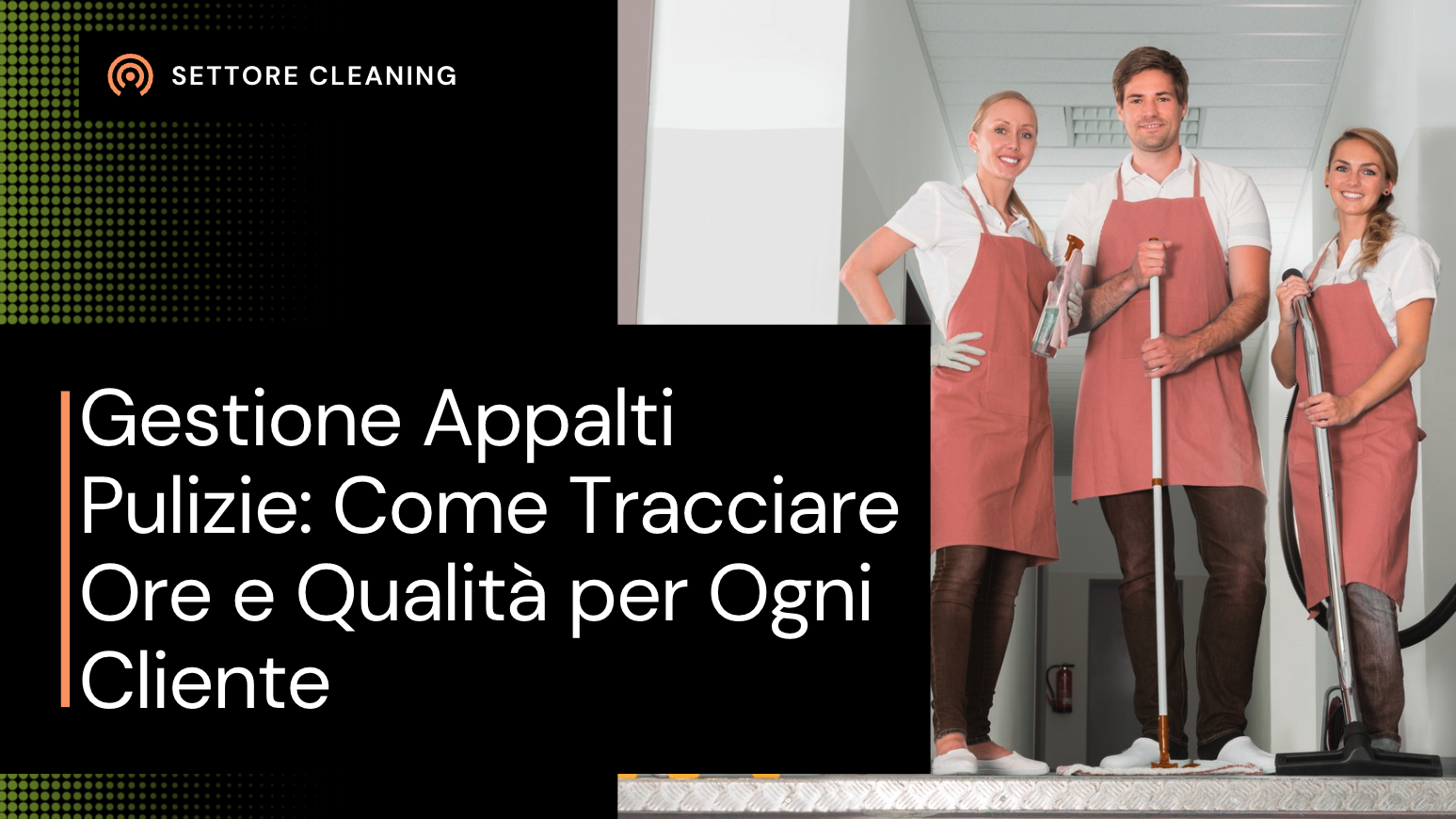 gestione appalti pulizie tracciamento ore qualità